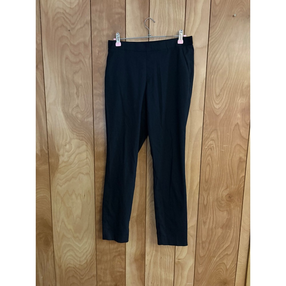 H&M Smart Ankle‎ Pants Navy Blue Tapered Dress Trousers Womens Small